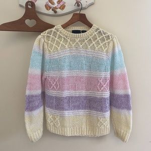 Women’s vintage hand knit sweater